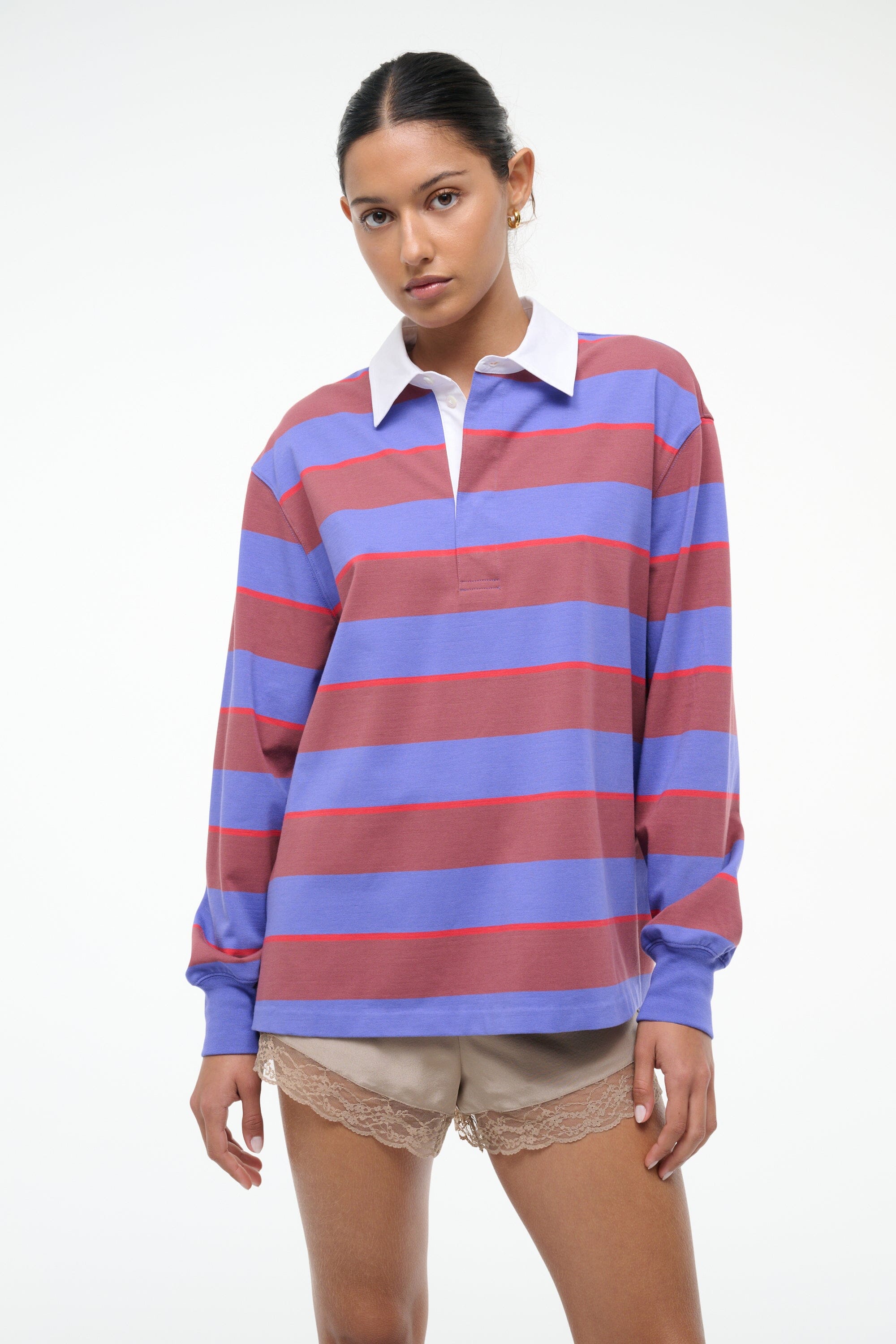 GAVIN SHIRT ATLAS RUGBY STRIPE - STAUD outlet