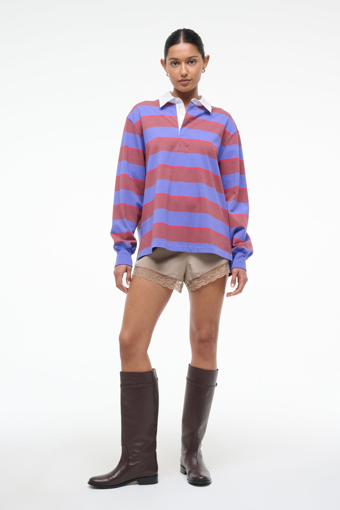 GAVIN SHIRT ATLAS RUGBY STRIPE - STAUD outlet