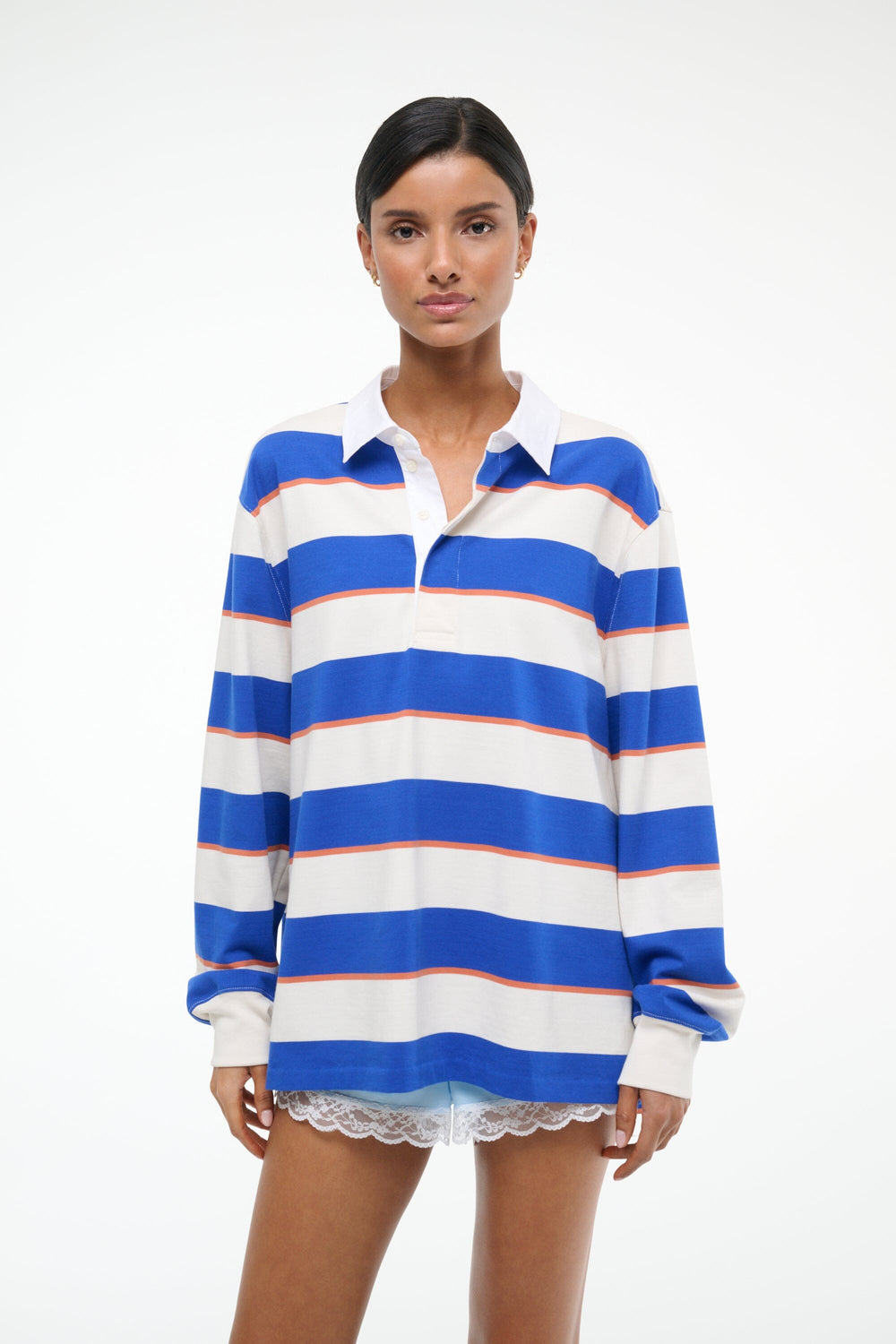 GAVIN SHIRT YACHT RUGBY STRIPE - STAUD sale