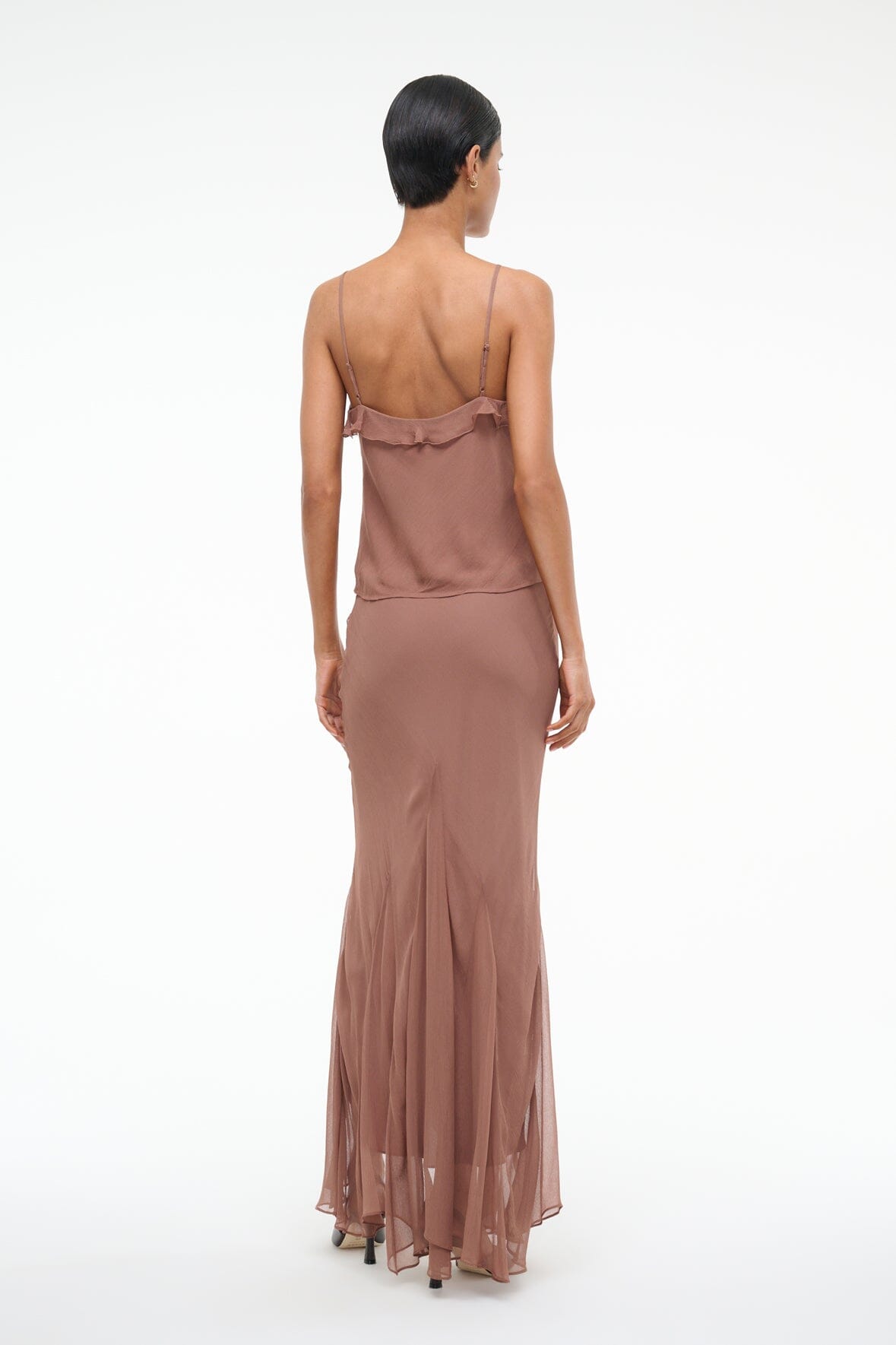 DIANA SKIRT MOCHA - STAUD sale