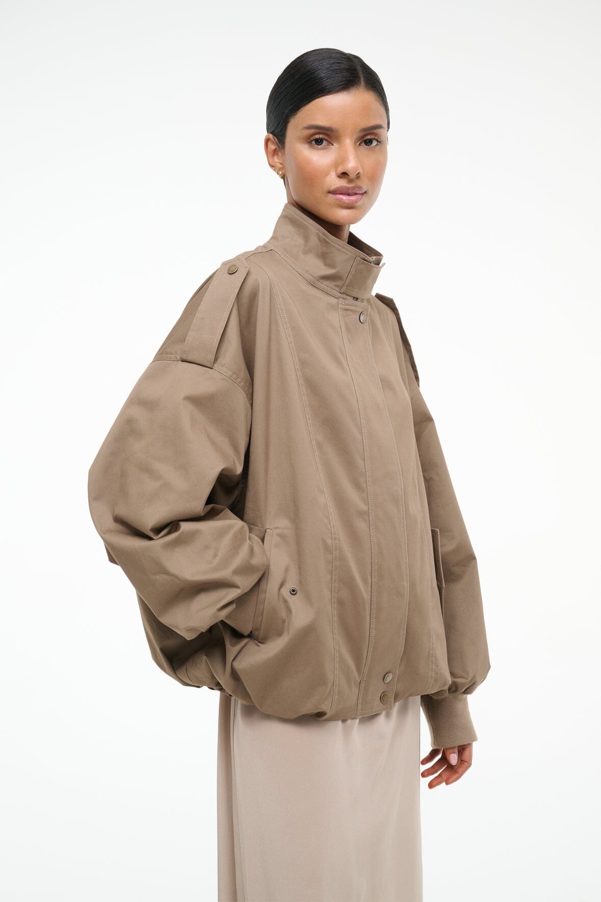 SIMONE JACKET TAUPE - STAUD sale