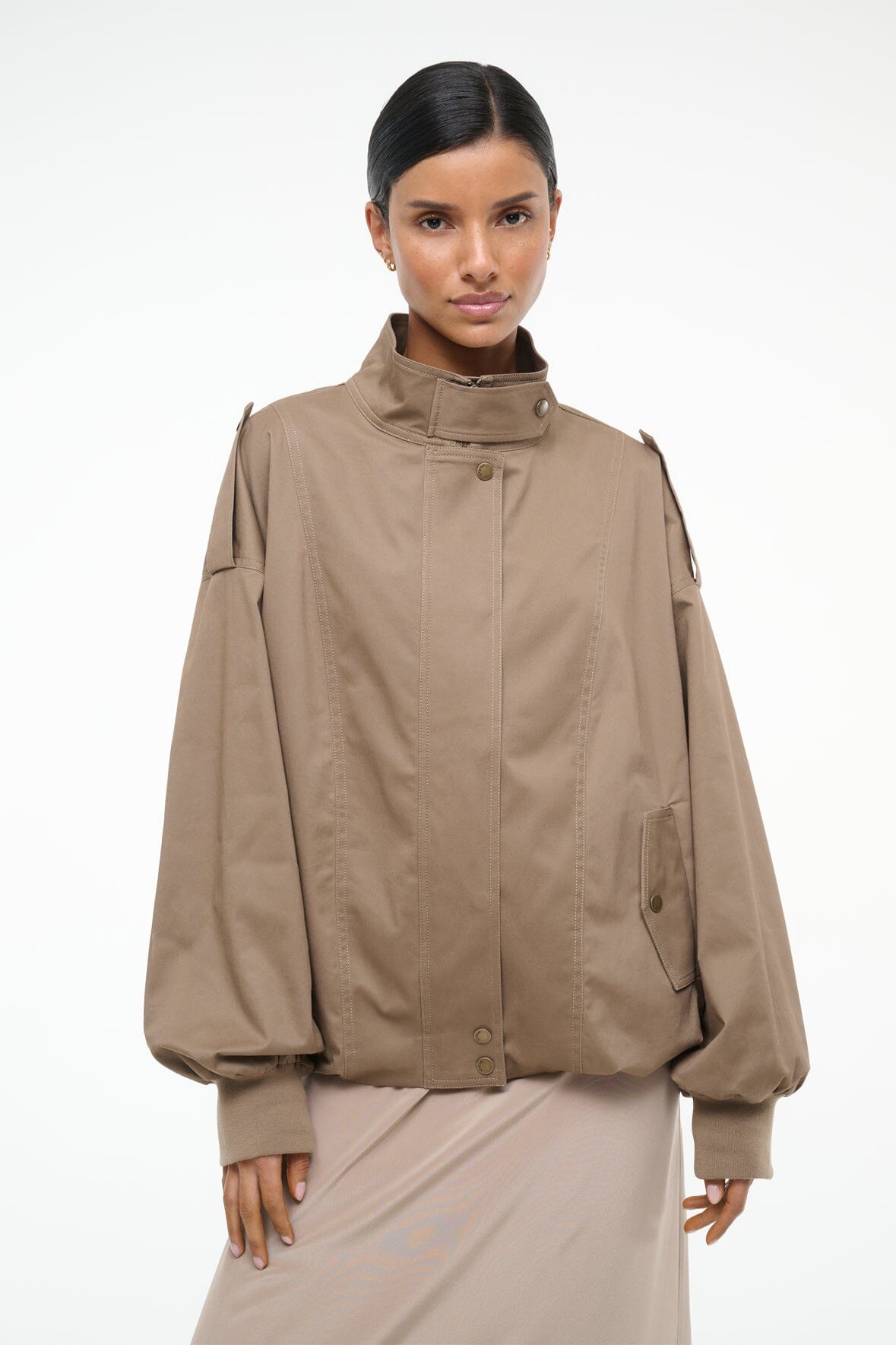SIMONE JACKET TAUPE - STAUD sale