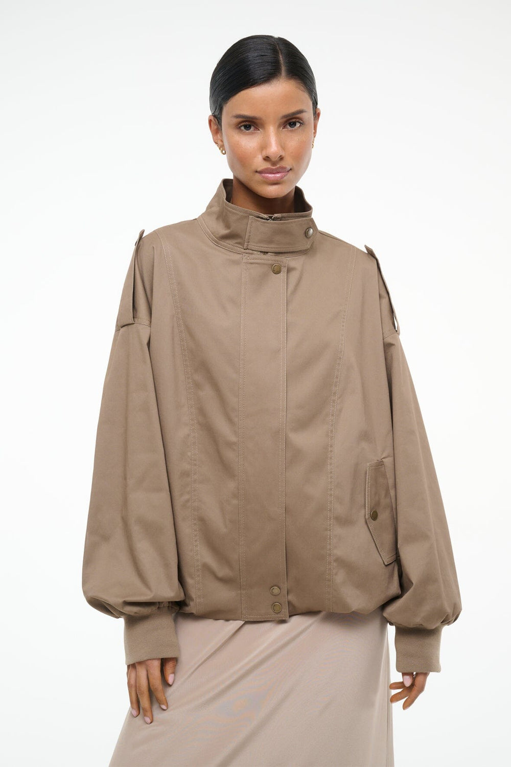SIMONE JACKET TAUPE - STAUD sale