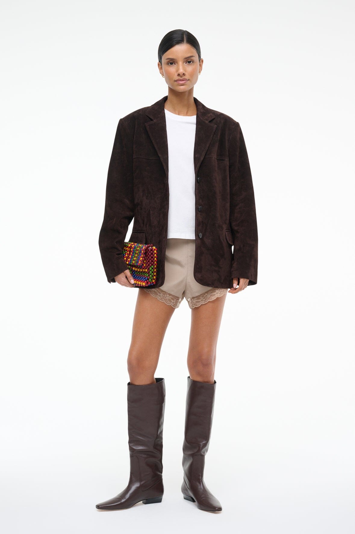 NATALIE SUEDE JACKET ESPRESSO - STAUD outlet
