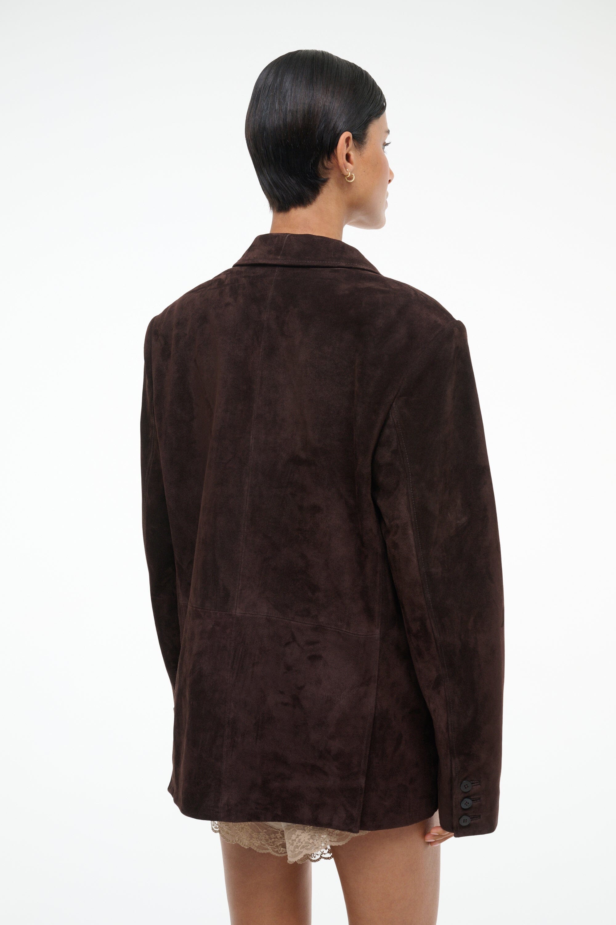 NATALIE SUEDE JACKET ESPRESSO - STAUD outlet
