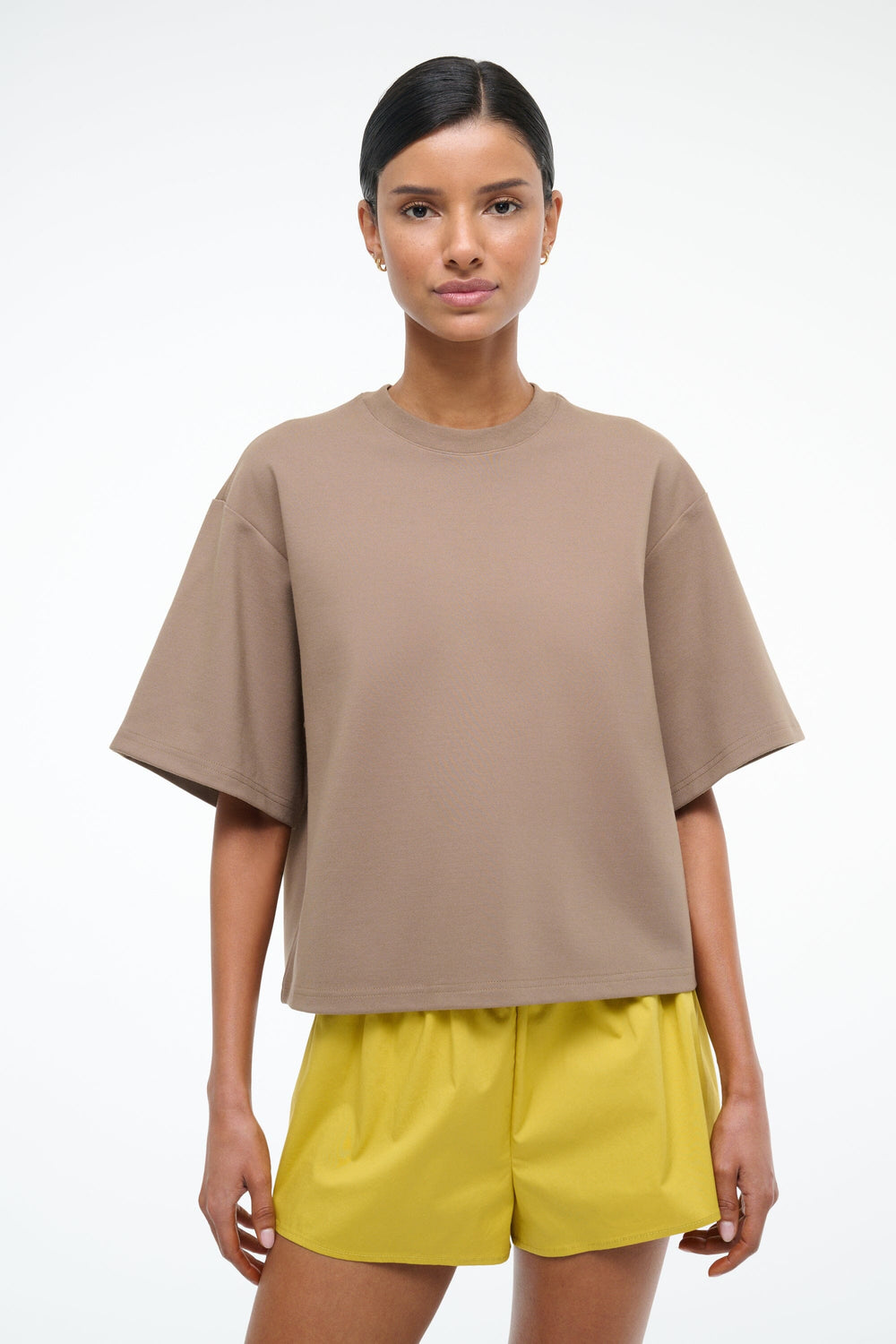 CASSETTE TOP TAUPE - STAUD sale