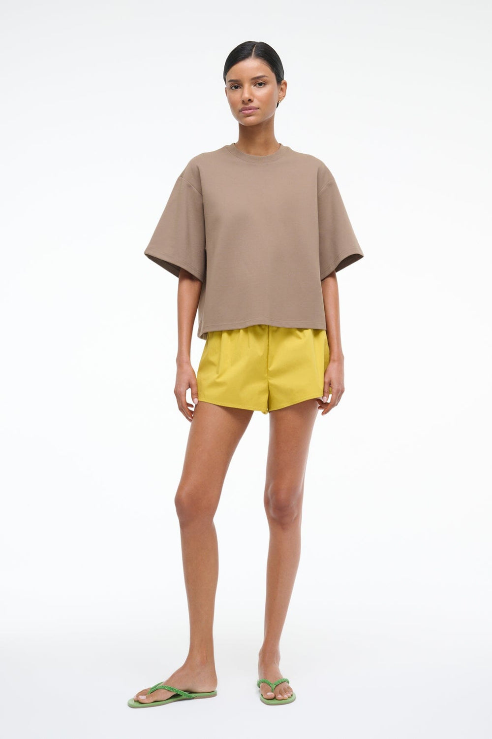 CASSETTE TOP TAUPE - STAUD sale