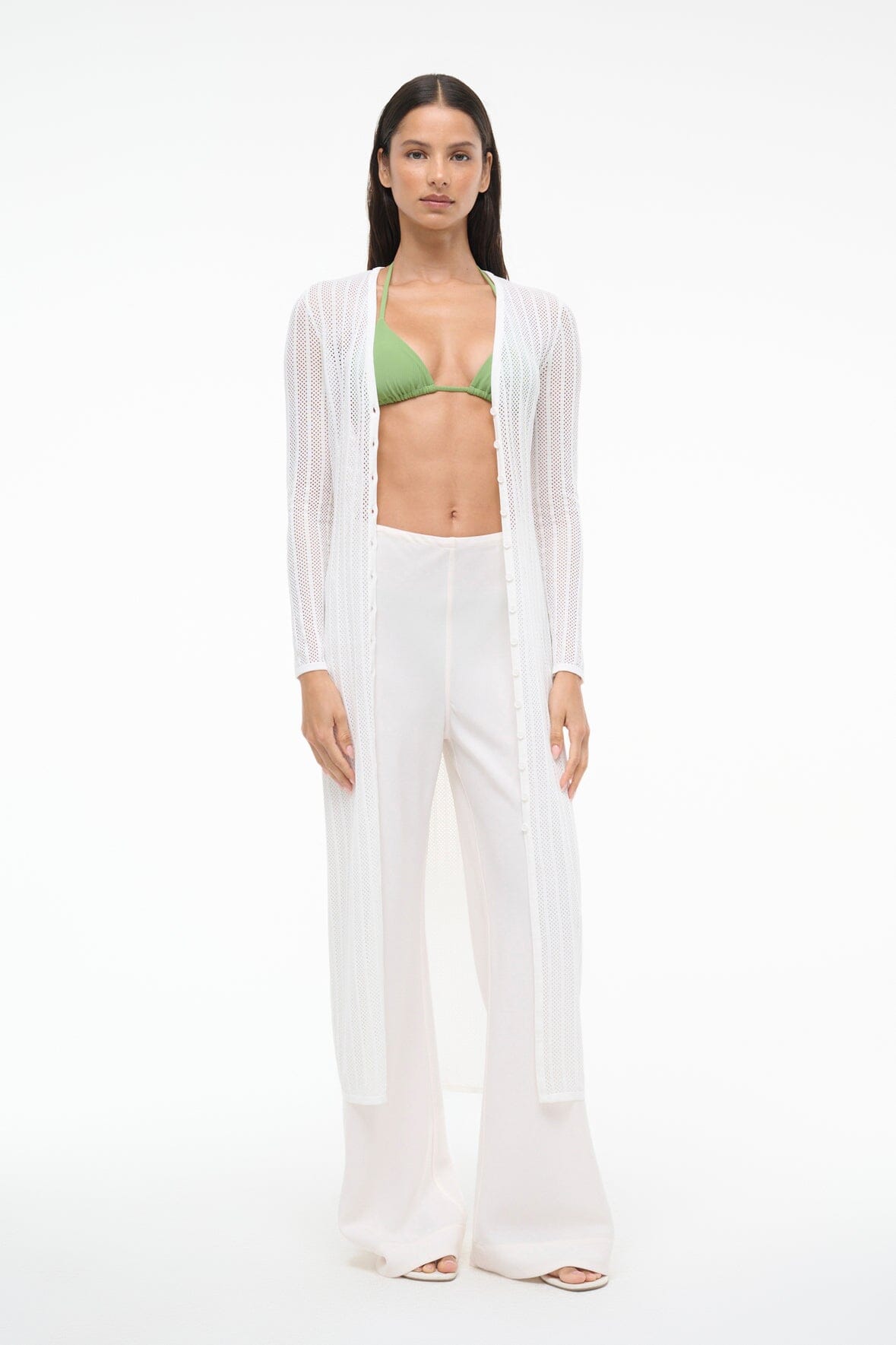 SHOKO COVERUP DRESS IVORY - STAUD outlet