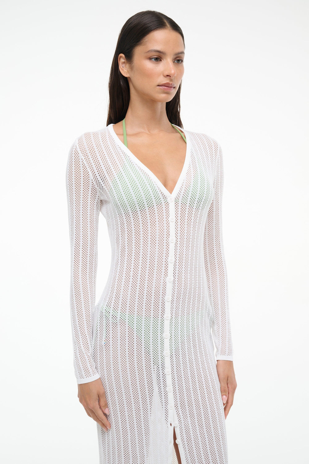 SHOKO COVERUP DRESS IVORY - STAUD outlet