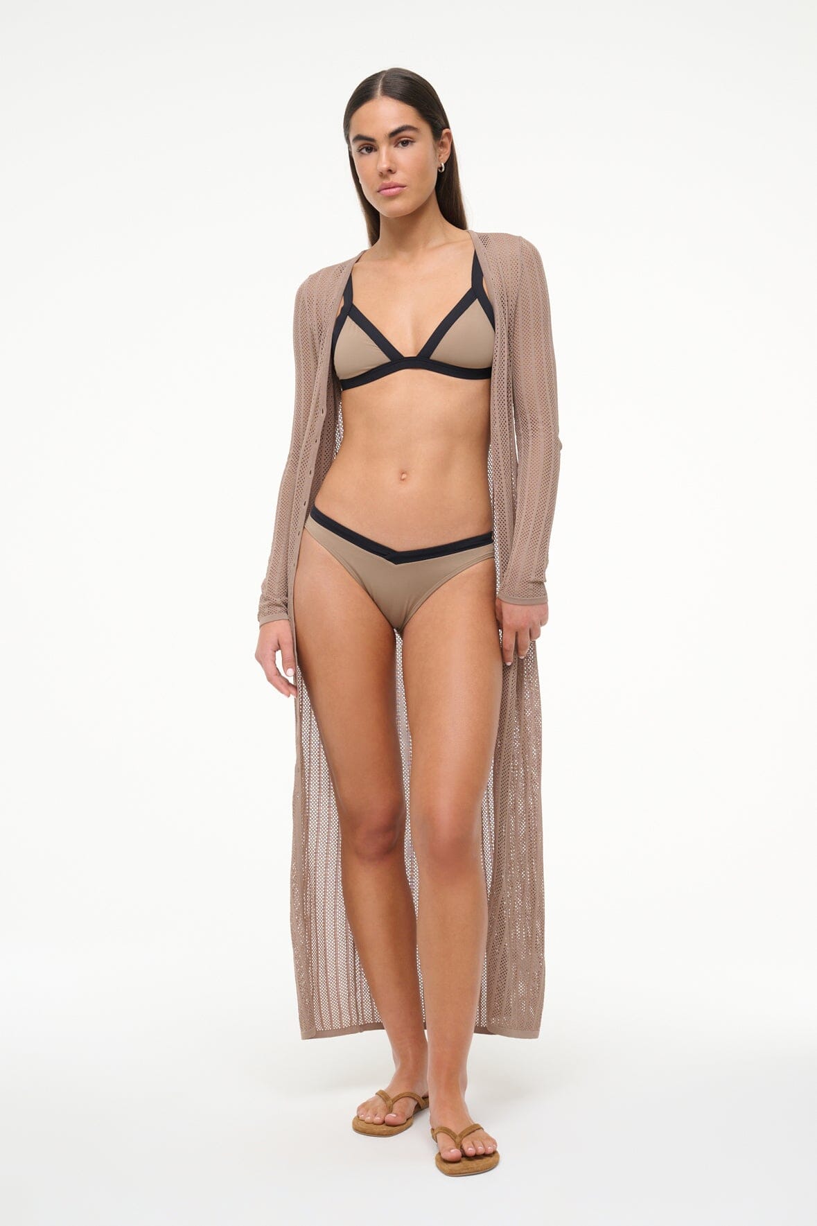 SHOKO COVERUP DRESS TAUPE - STAUD online