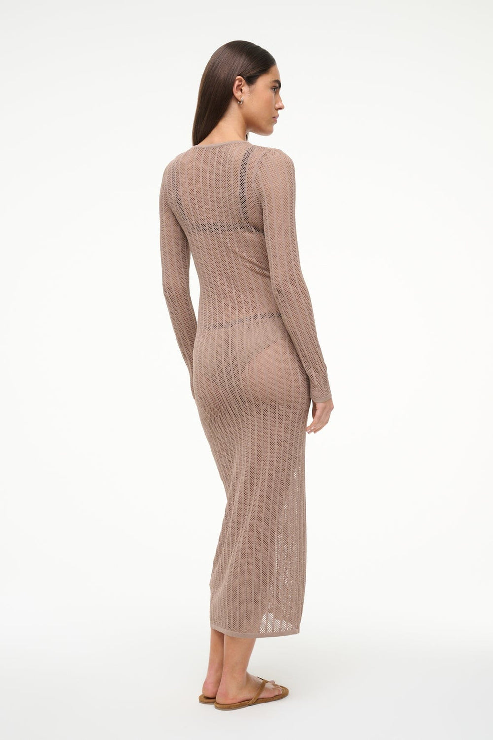 SHOKO COVERUP DRESS TAUPE - STAUD online