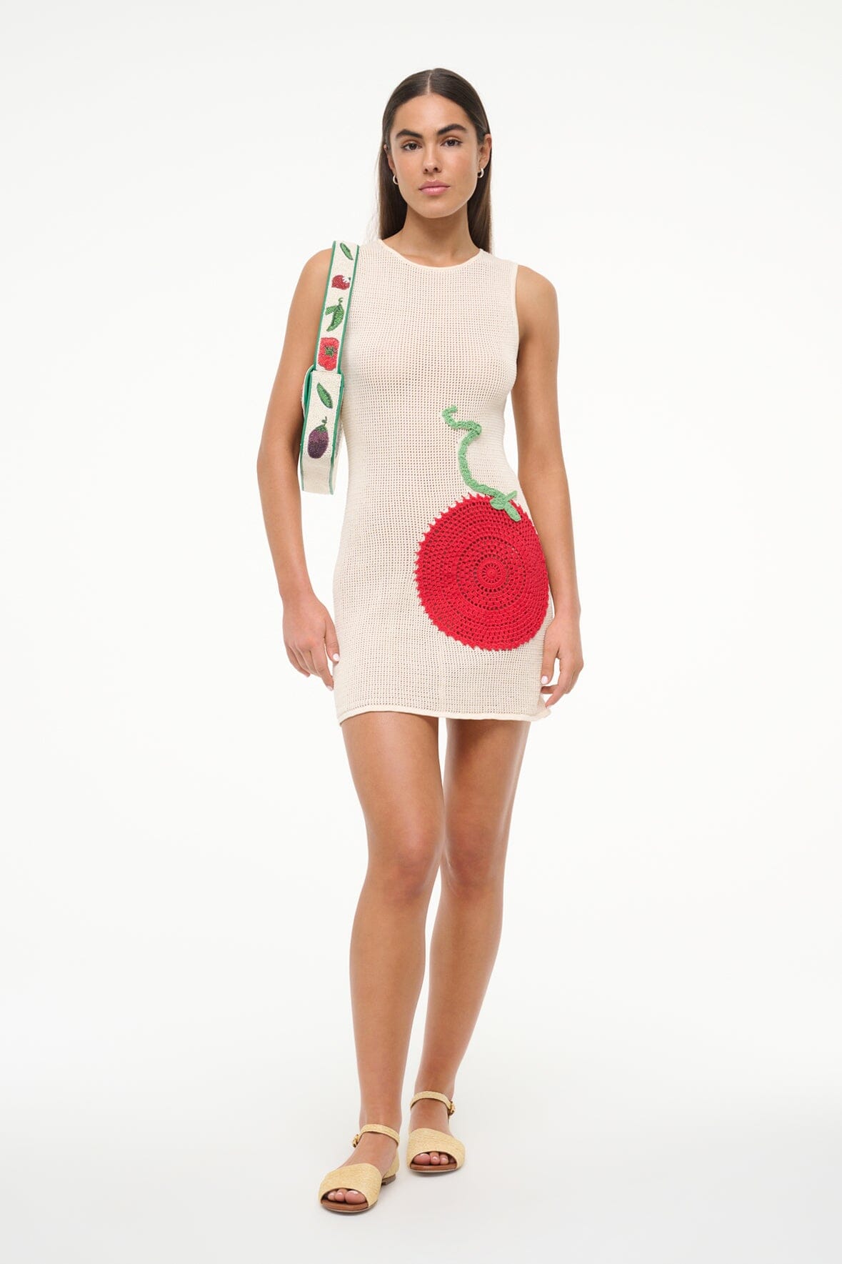BAILEY DRESS ROMA IVORY - STAUD sale