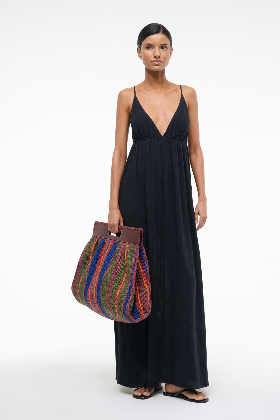 HANNA DRESS BLACK - STAUD online