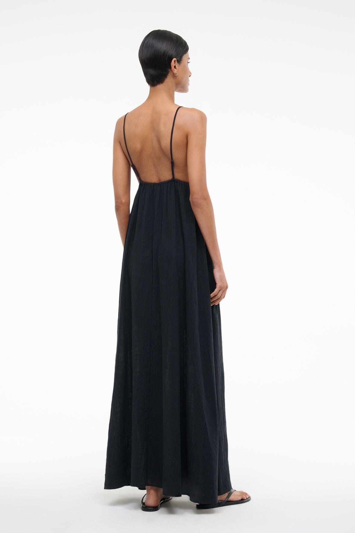 HANNA DRESS BLACK - STAUD online