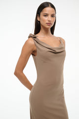 VIENNA DRESS TAUPE - STAUD for sale