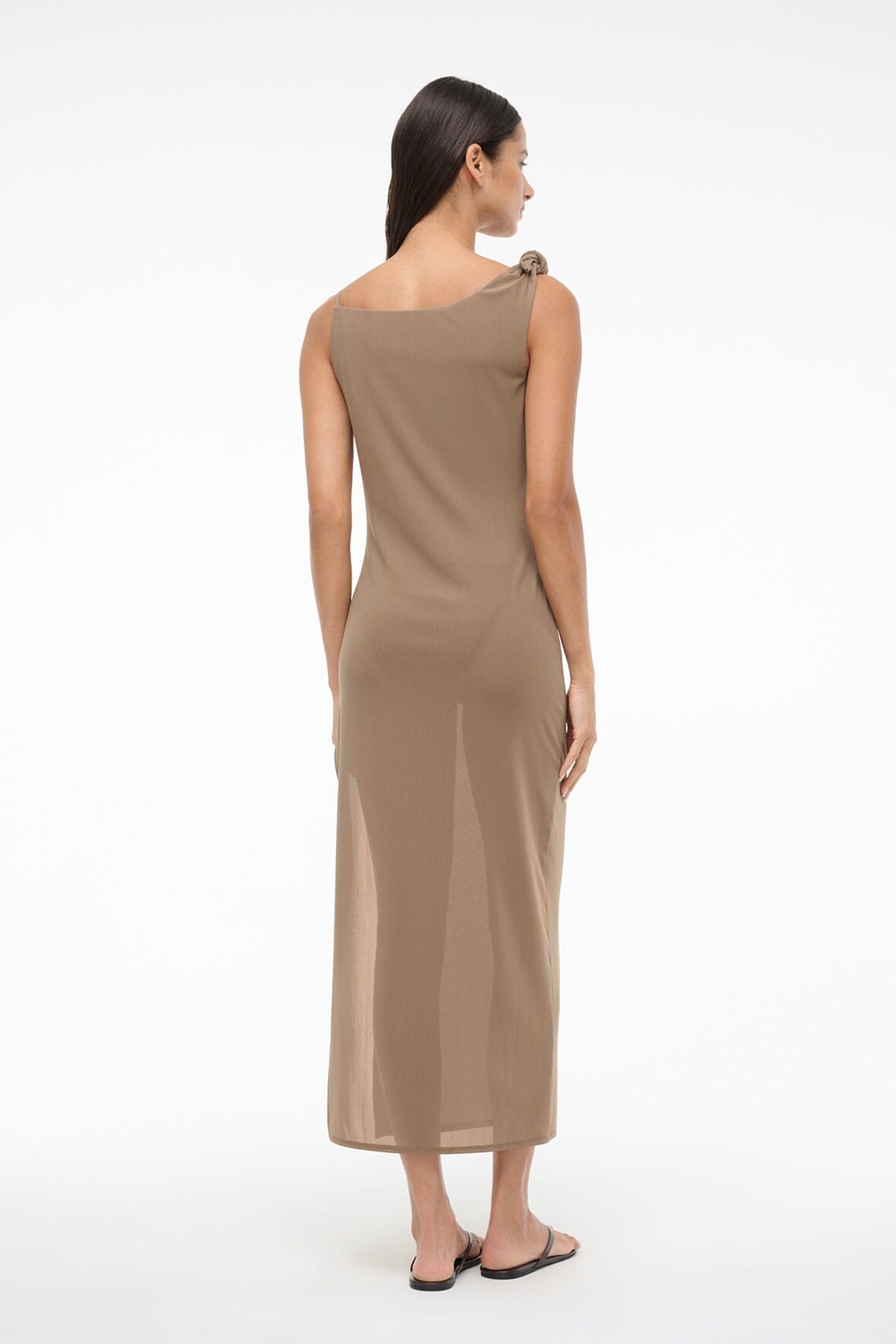 VIENNA DRESS TAUPE - STAUD for sale