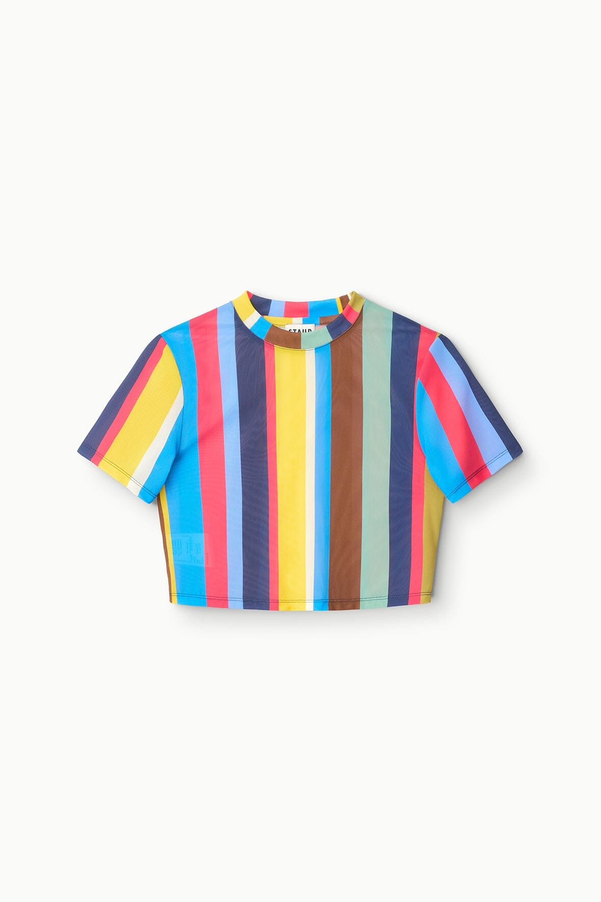 FERNANDA COVERUP TOP MARKET STRIPE - STAUD sale