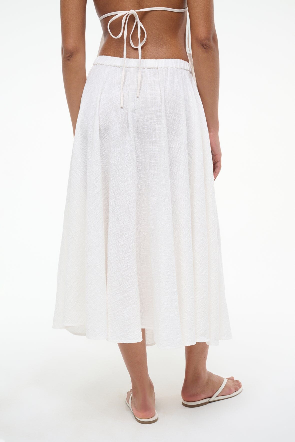 CARLA SKIRT BUTTERCREAM - STAUD for sale