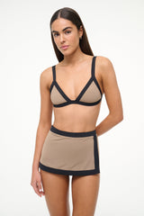 VENTURA BIKINI TOP TAUPE/BLACK - STAUD online