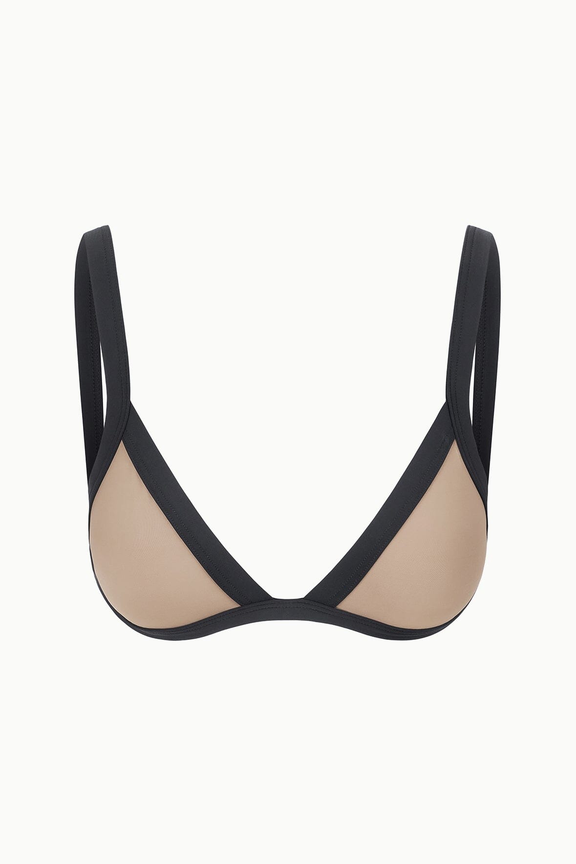VENTURA BIKINI TOP TAUPE/BLACK - STAUD online