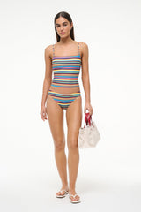 CLEO TANKINI TOP MARKET STRIPE - STAUD outlet