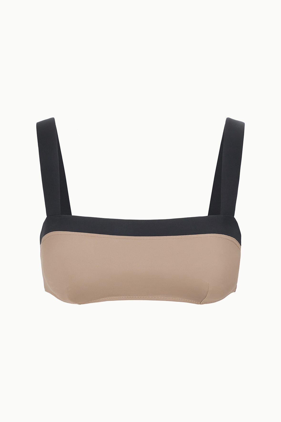 LIV BIKINI TOP TAUPE/BLACK - STAUD sale