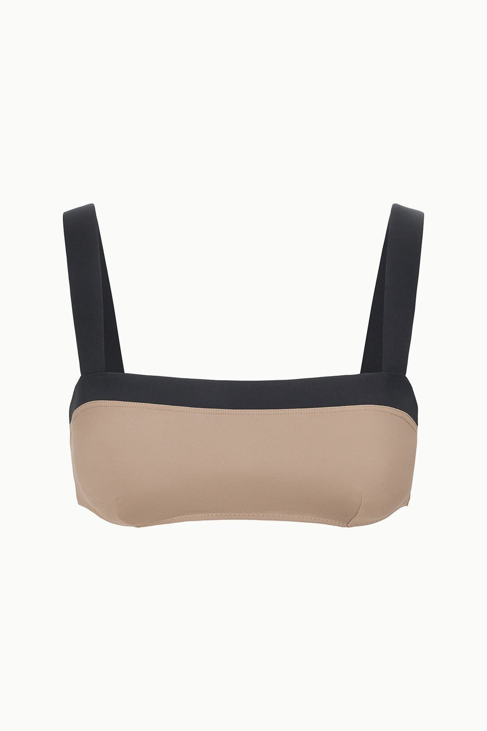 LIV BIKINI TOP TAUPE/BLACK - STAUD sale