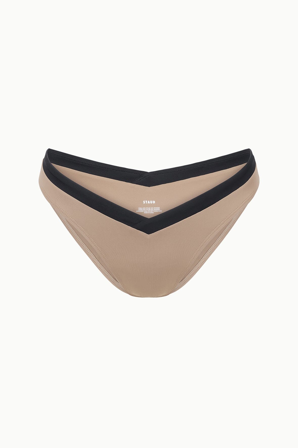 GWEN BIKINI BOTTOM TAUPE/BLACK - STAUD near me