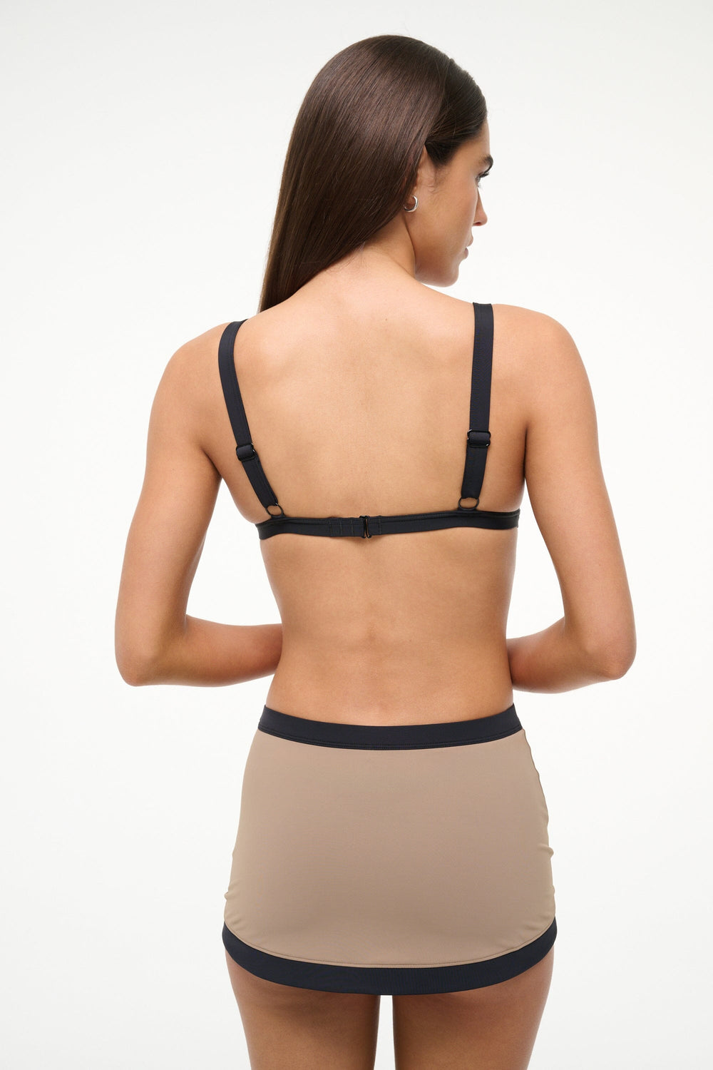 CANYON SWIM SKIRT TAUPE/BLACK - STAUD near me