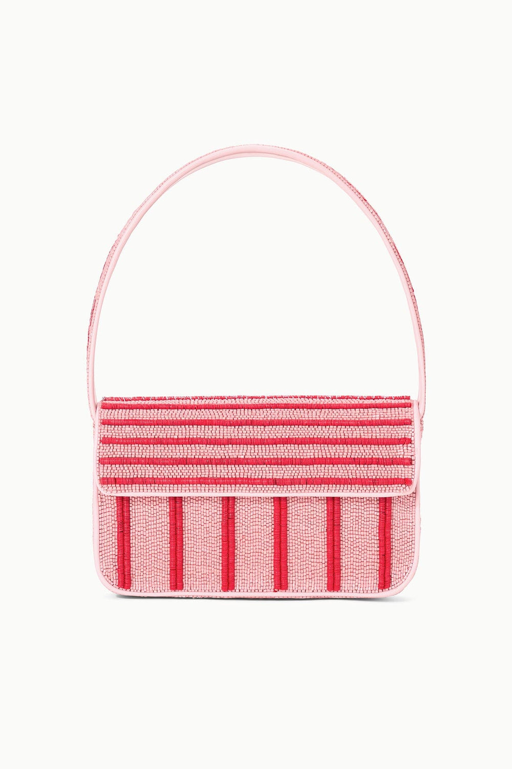 TOMMY BEADED BAG MONTAUK STRIPE - STAUD sale