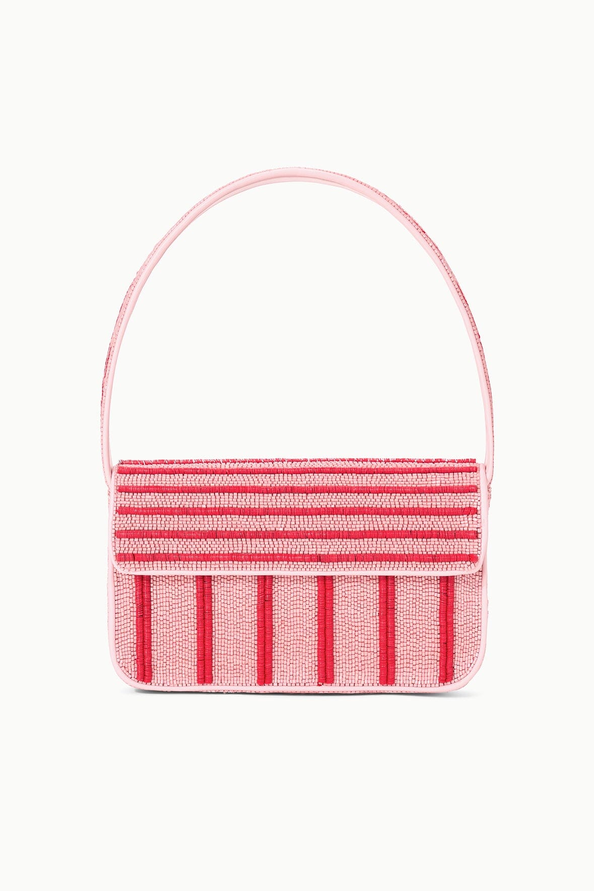 TOMMY BEADED BAG MONTAUK STRIPE - STAUD sale