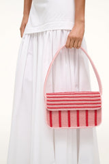 TOMMY BEADED BAG MONTAUK STRIPE - STAUD sale