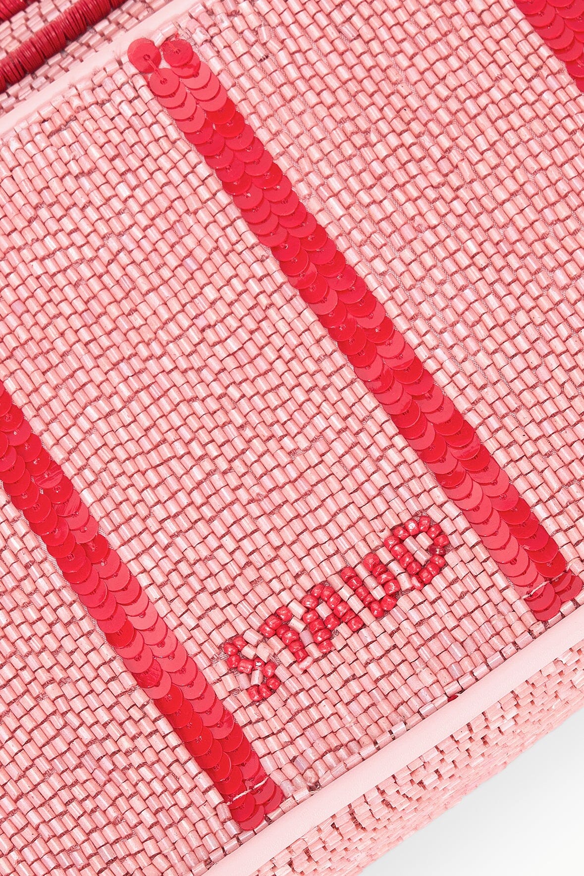 TOMMY BEADED BAG MONTAUK STRIPE - STAUD sale