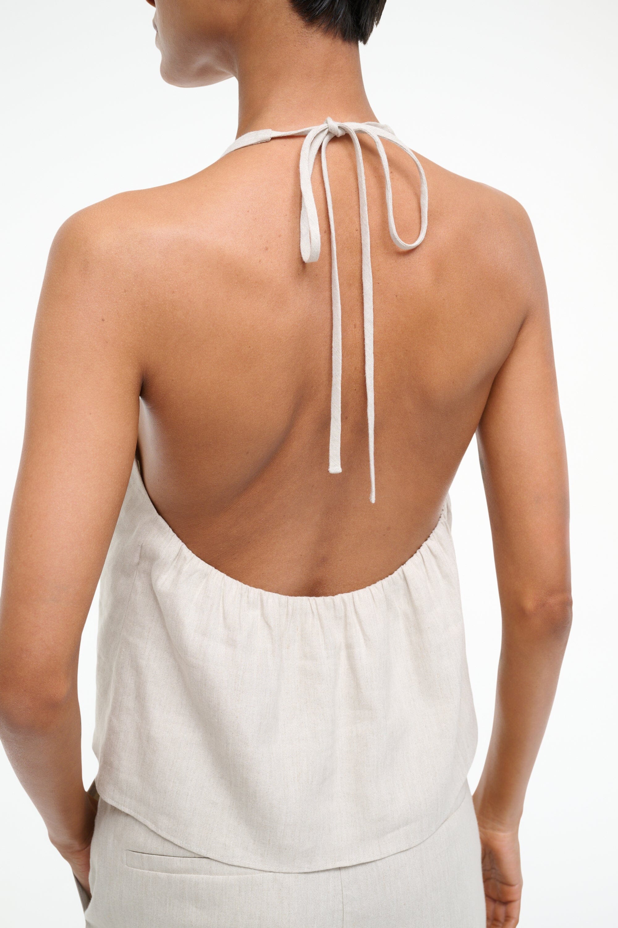 CORSO LINEN TOP NATURAL - STAUD outlet