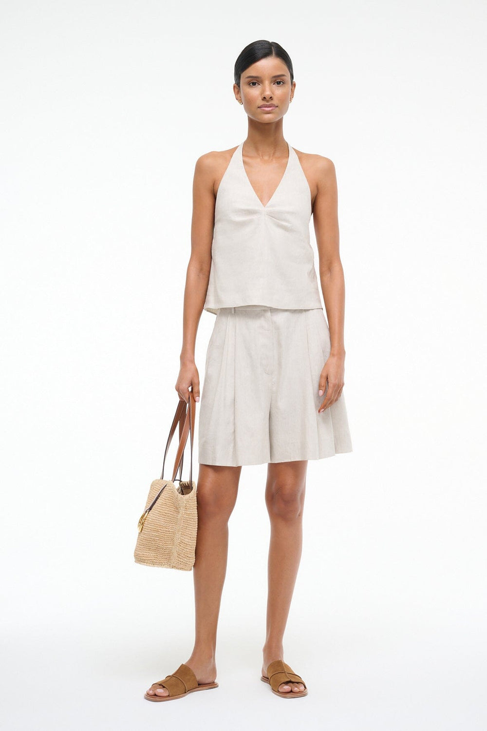 CORSO LINEN TOP NATURAL - STAUD outlet