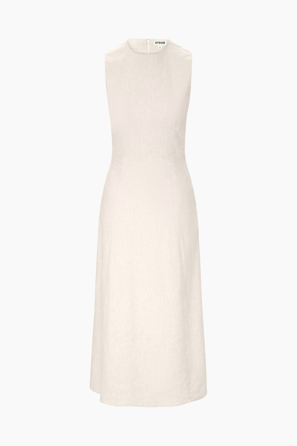 MARTINE LINEN DRESS NATURAL - STAUD for sale