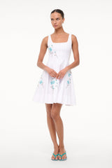 MINI WELLS DRESS DANDELION WHITE - STAUD outlet