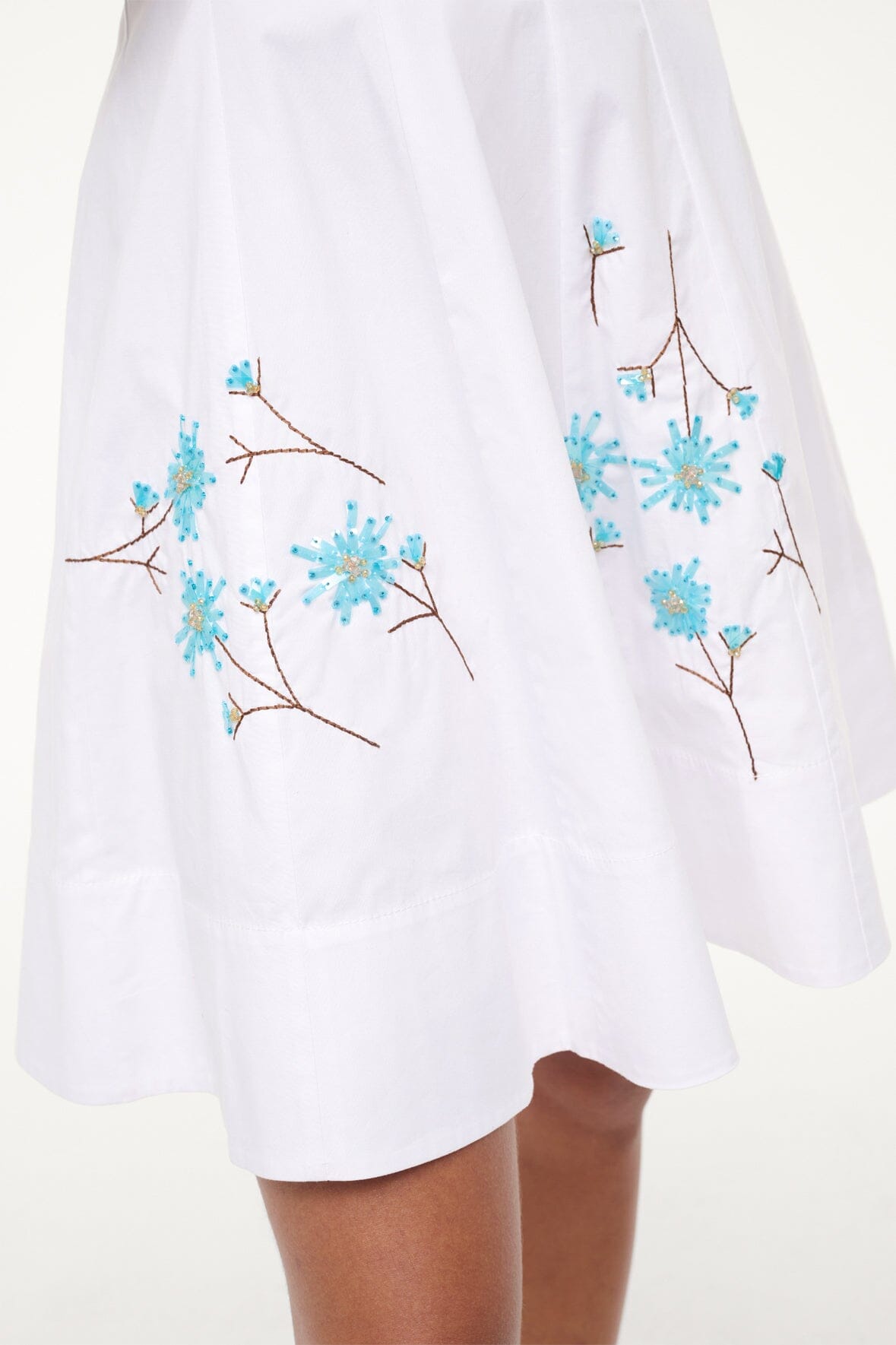 MINI WELLS DRESS DANDELION WHITE - STAUD outlet