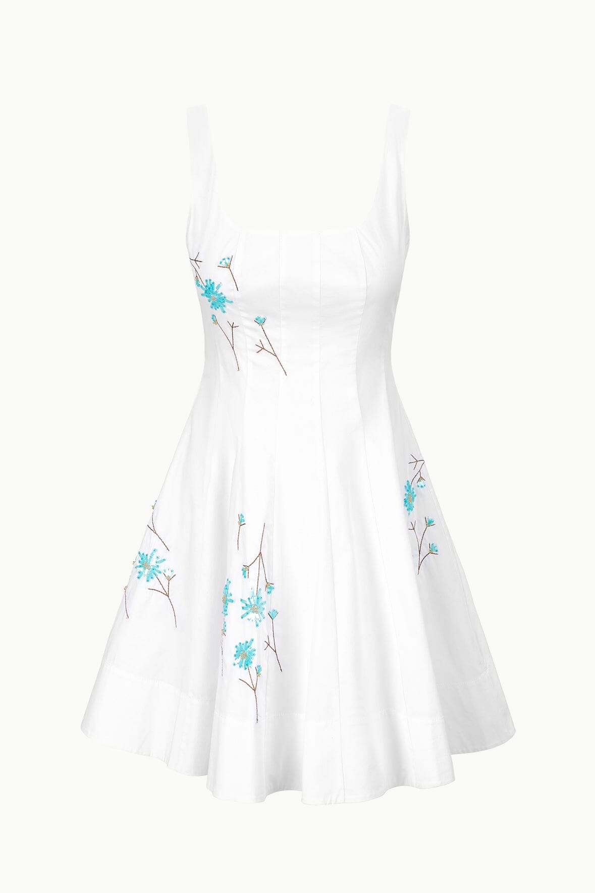MINI WELLS DRESS DANDELION WHITE - STAUD outlet