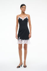 NADIA MINI DRESS BLACK - STAUD sale