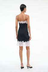 NADIA MINI DRESS BLACK - STAUD sale