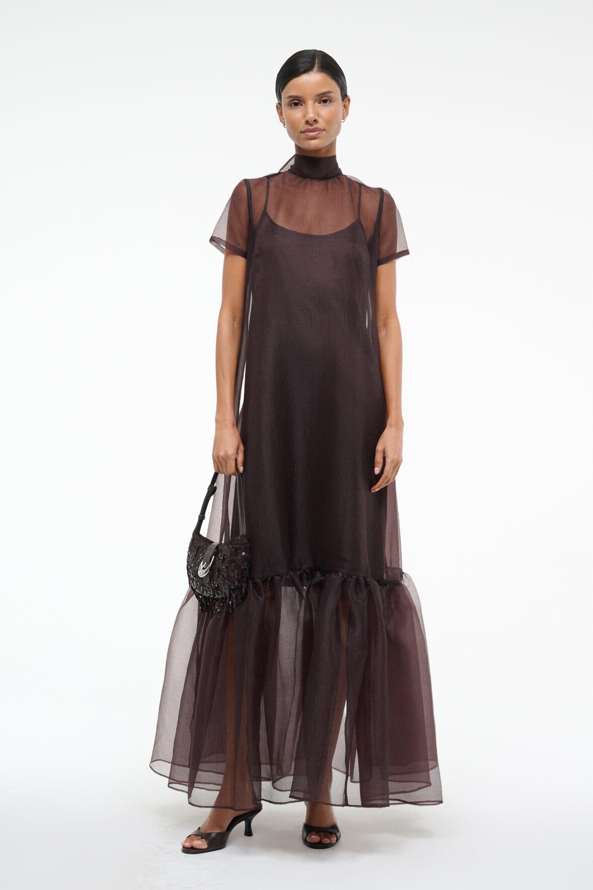 CALLUNA DRESS EARTH - STAUD outlet