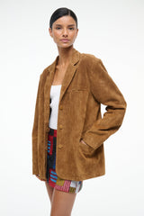 NATALIE SUEDE JACKET TAN - STAUD online