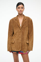 NATALIE SUEDE JACKET TAN - STAUD online