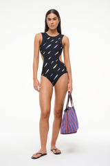 DOLCE ONE PIECE POP SARDINES BLACK - STAUD outlet