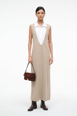 LESLIE DRESS SAND/WHITE - STAUD near me