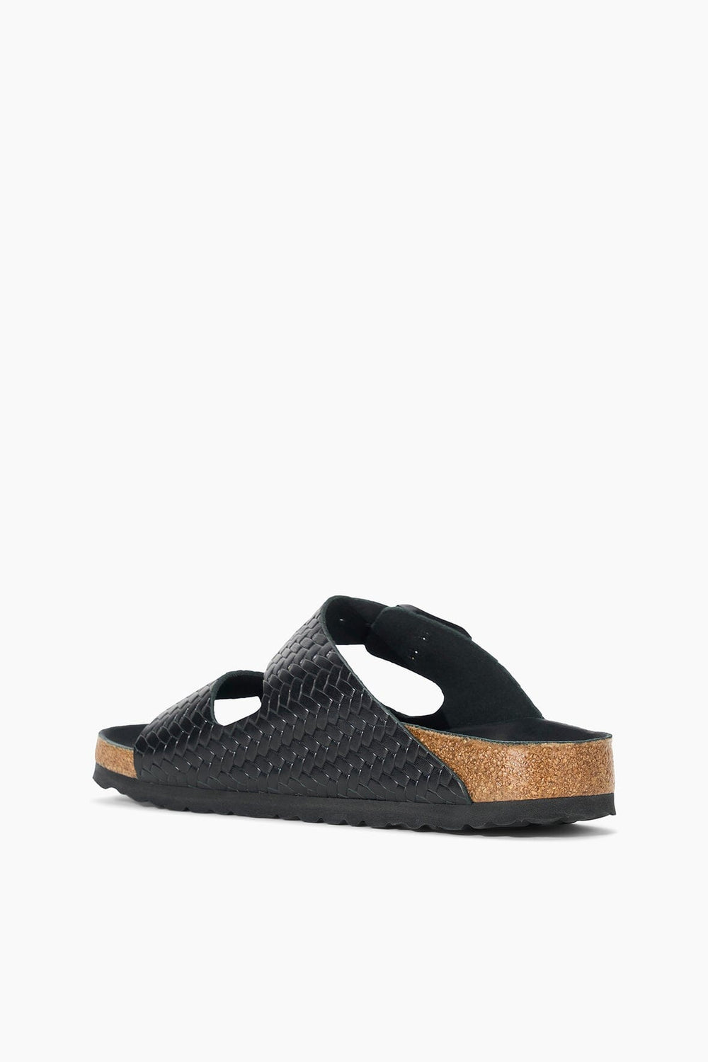 BIRKENSTOCK ARIZONA WOVEN EMBOSSED SANDAL BLACK - STAUD online