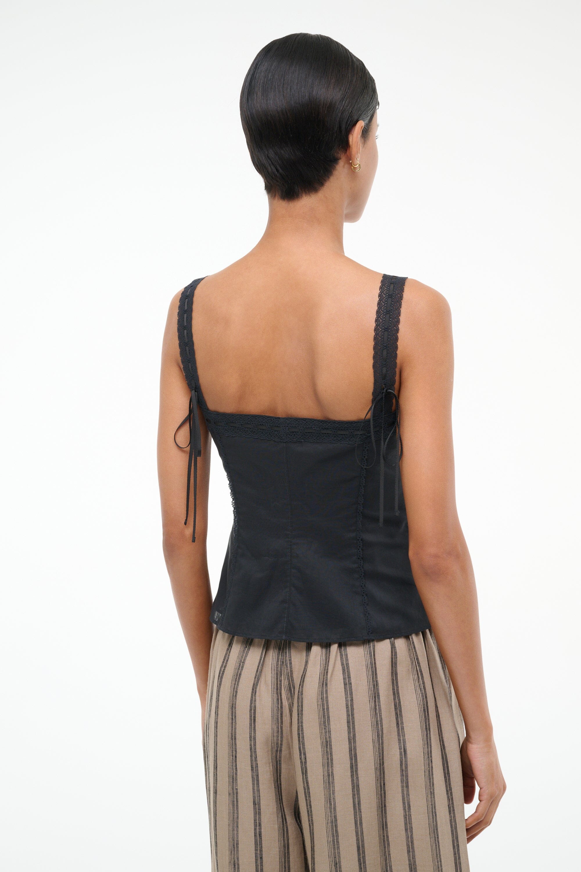MATILDE TOP BLACK 1 - STAUD outlet