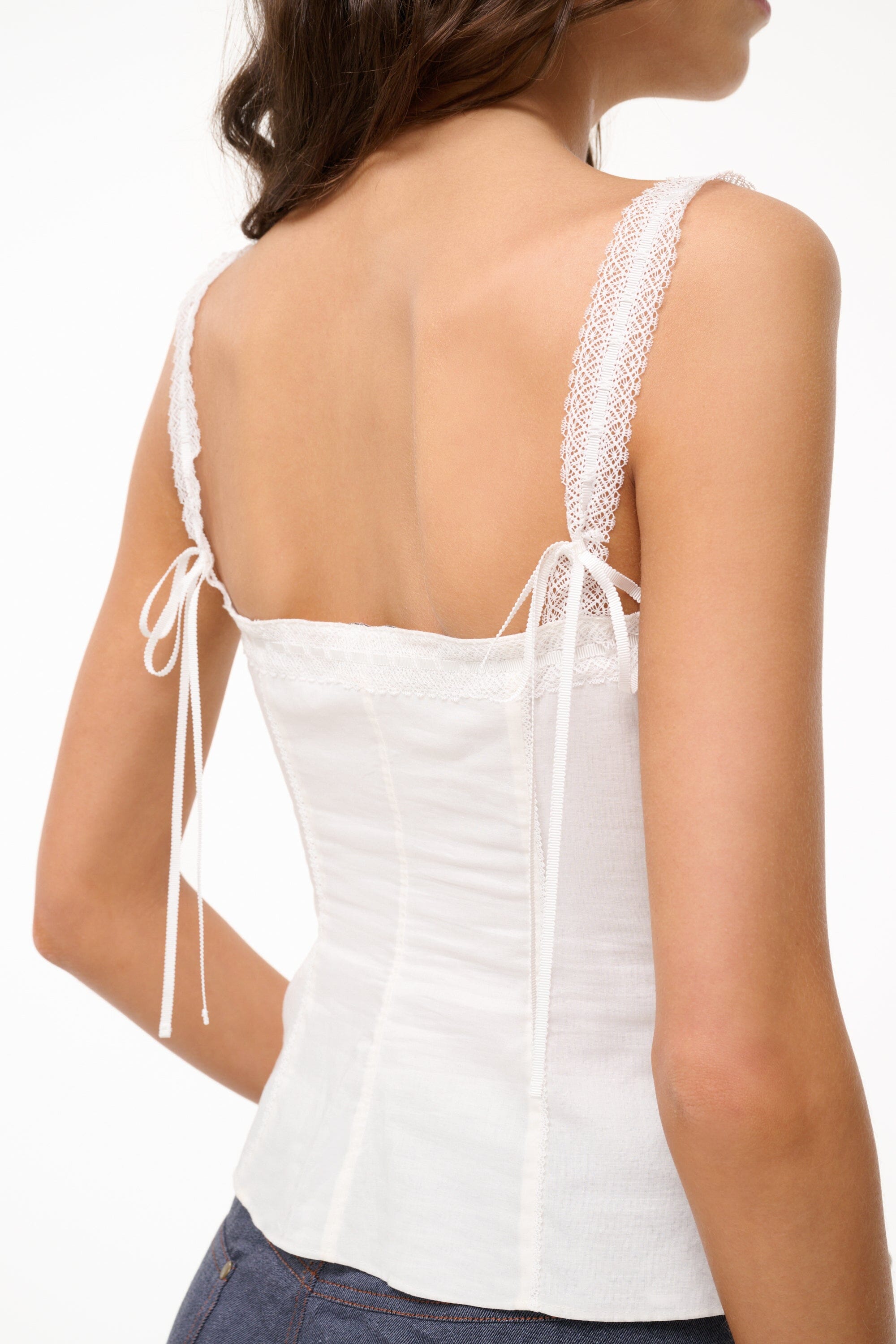 MATILDE TOP WHITE 1 - STAUD sale