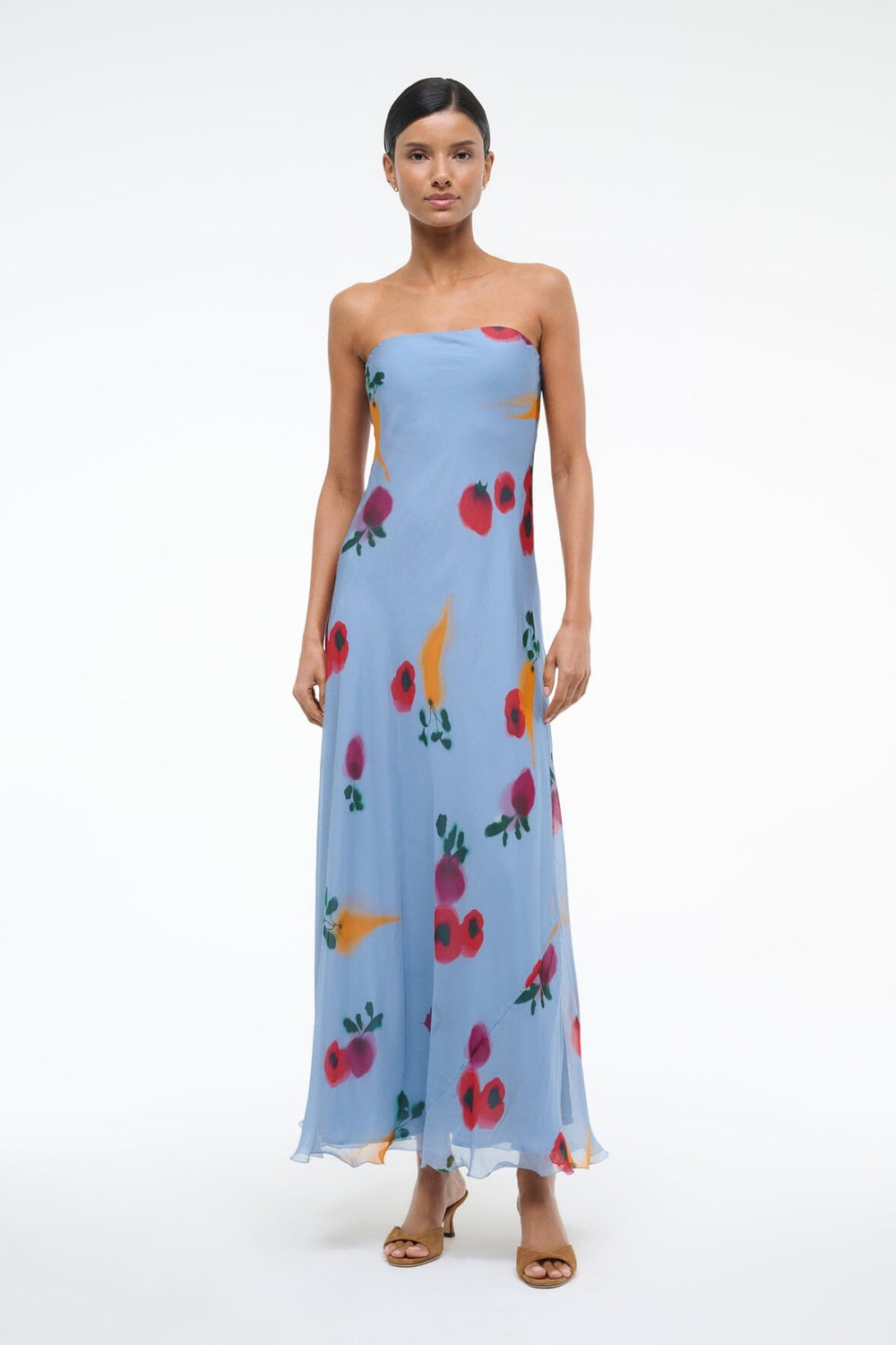 CASSIE DRESS FARMERS MARKET SLATE - STAUD sale